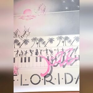 LTD ED 1988 JAZZ FEST POSTER Harry Connick Jr  Ramsey Lewis autographed